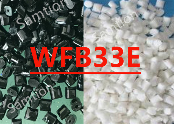 ترکیب رزین S-Plastic Thermocomp WFB33E بر اساس رزین پلی بوتلین ترفالات حاوی فیبر شیشه ای و دانه های شیشه ای.